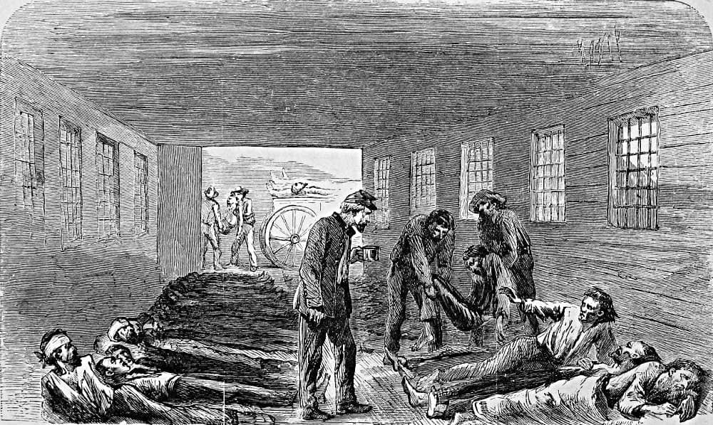 Hospital Interior at Salisbury Prison